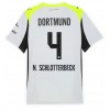 Borussia Dortmund Nico Schlotterbeck #4 Bortatröja 2025-26 Korta ärmar